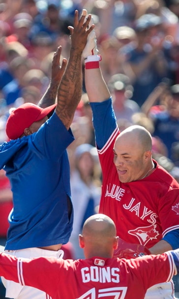 Pearce slams again, Jays score 7 in 9th, beat Angels 11-10 (Jul 30, 2017)